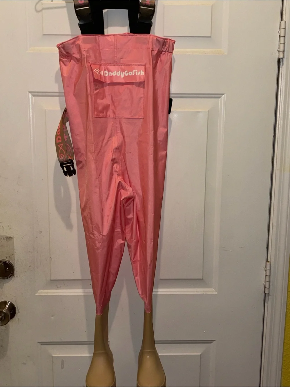 Pink Kids Fishing Waders Age 7–8 — BRAND NEW DaddyGoFish